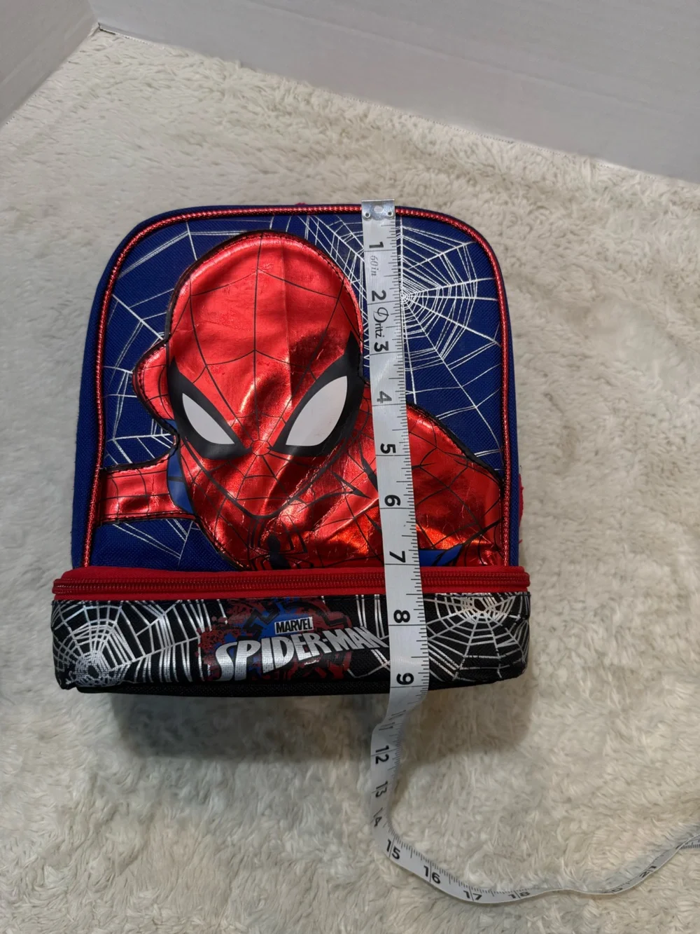 Marvel Spider-Man dual compartment drop bottom lunch box